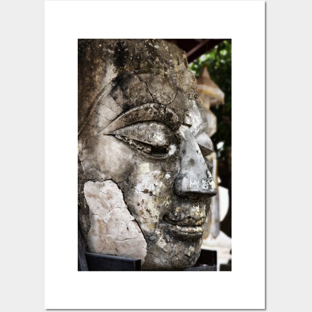 Thai Buddha head Wall Art by thehollowpoint